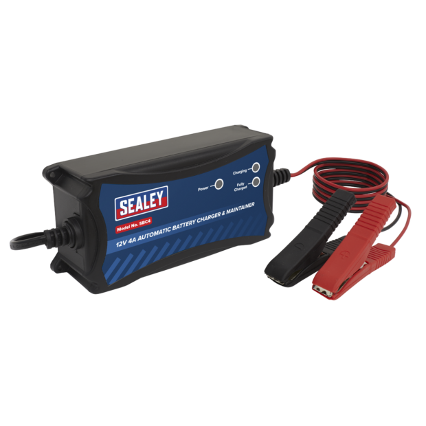 Sealey Battery Maintainer Charger 12V 4A Fully Automatic