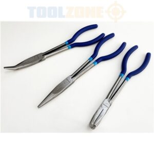 ToolZone 3pc 11" Long Nose Pliers
