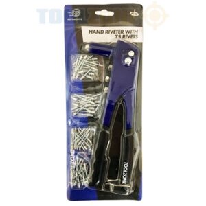 Toolzone Hand Riveter With 75 Rivets