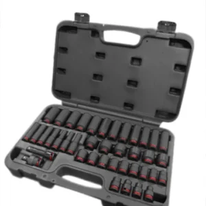 Powerhand 3-8" Impact Socket Set 6-24mm Shallow and Deep + UJ + Ext /