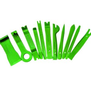 Powerhand 11pc Trim Removal Tool Set - High-Vis Green