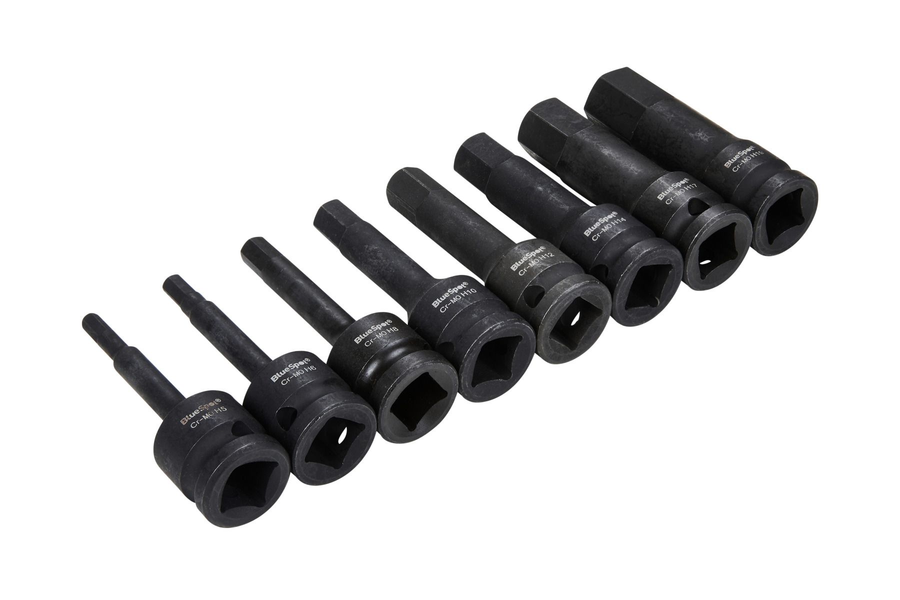 Blue Spot Tools 01508 8 PCE 1/2" Impact Hex Sockets (H5-H19)