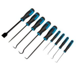 Blue Spot Tools 07959 9 PCE Heavy Duty Hook Pick and Scraper Set