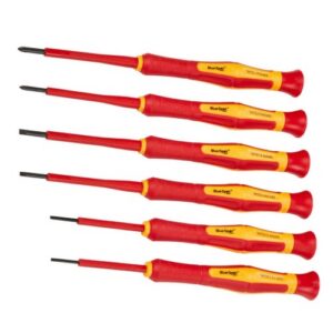 Blue Spot Tools 12628 6 PCE VDE Precision Screwdriver Set
