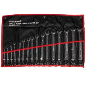 Powerhand 16Pc XL Flank Drive Spanner Set